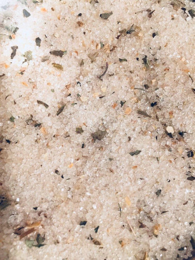 Lime Basil infused artisan culinary sugar - Korvel