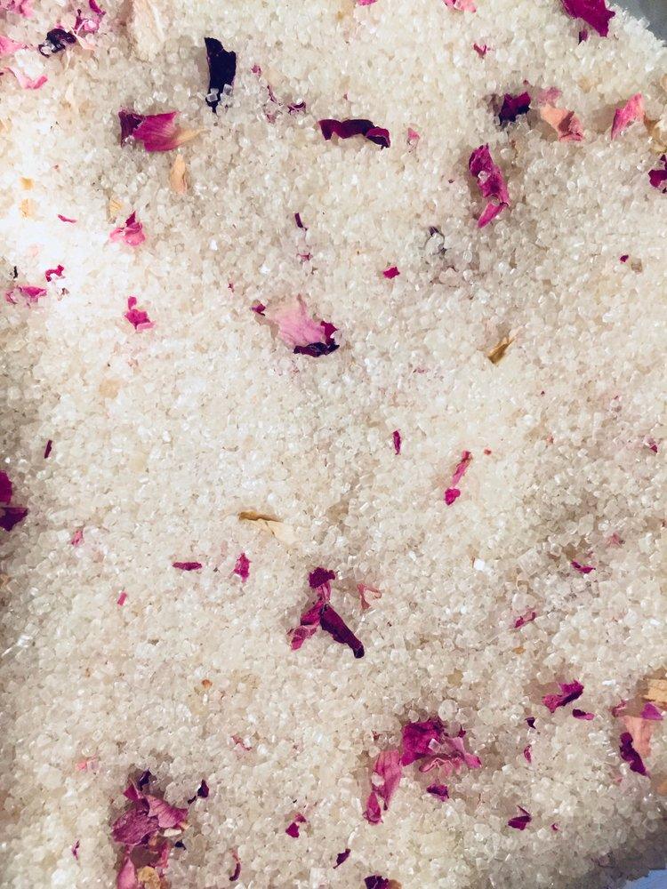 Rose Petal infused artisan culinary sugar - Korvel