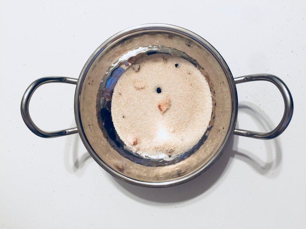 Juniper Apple infused artisan culinary  sugar - Korvel