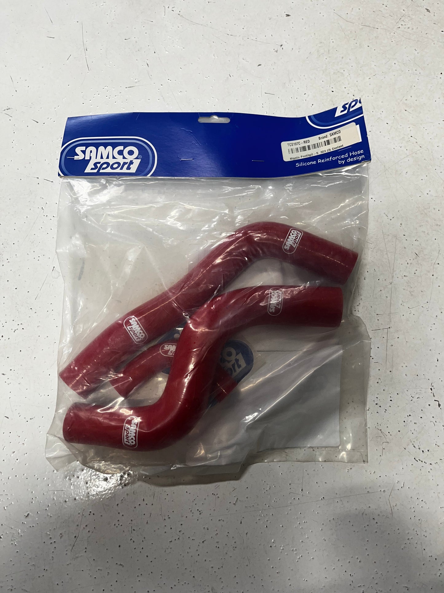 Mangueras de refrigerante SAMCO para Mazda Protege-5 323 - Rojo