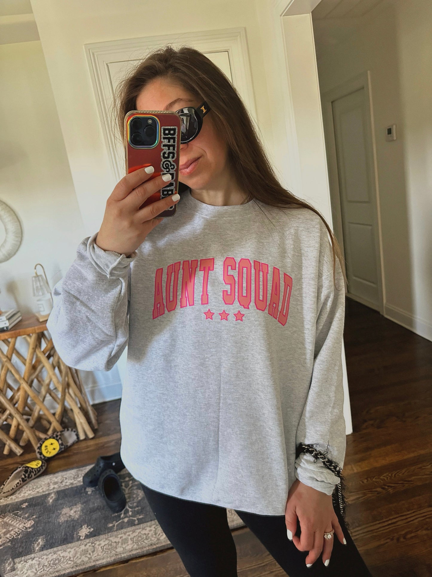 Sudadera Impresa Aunt Squad