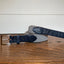 The Stretch Belt in Grey & White