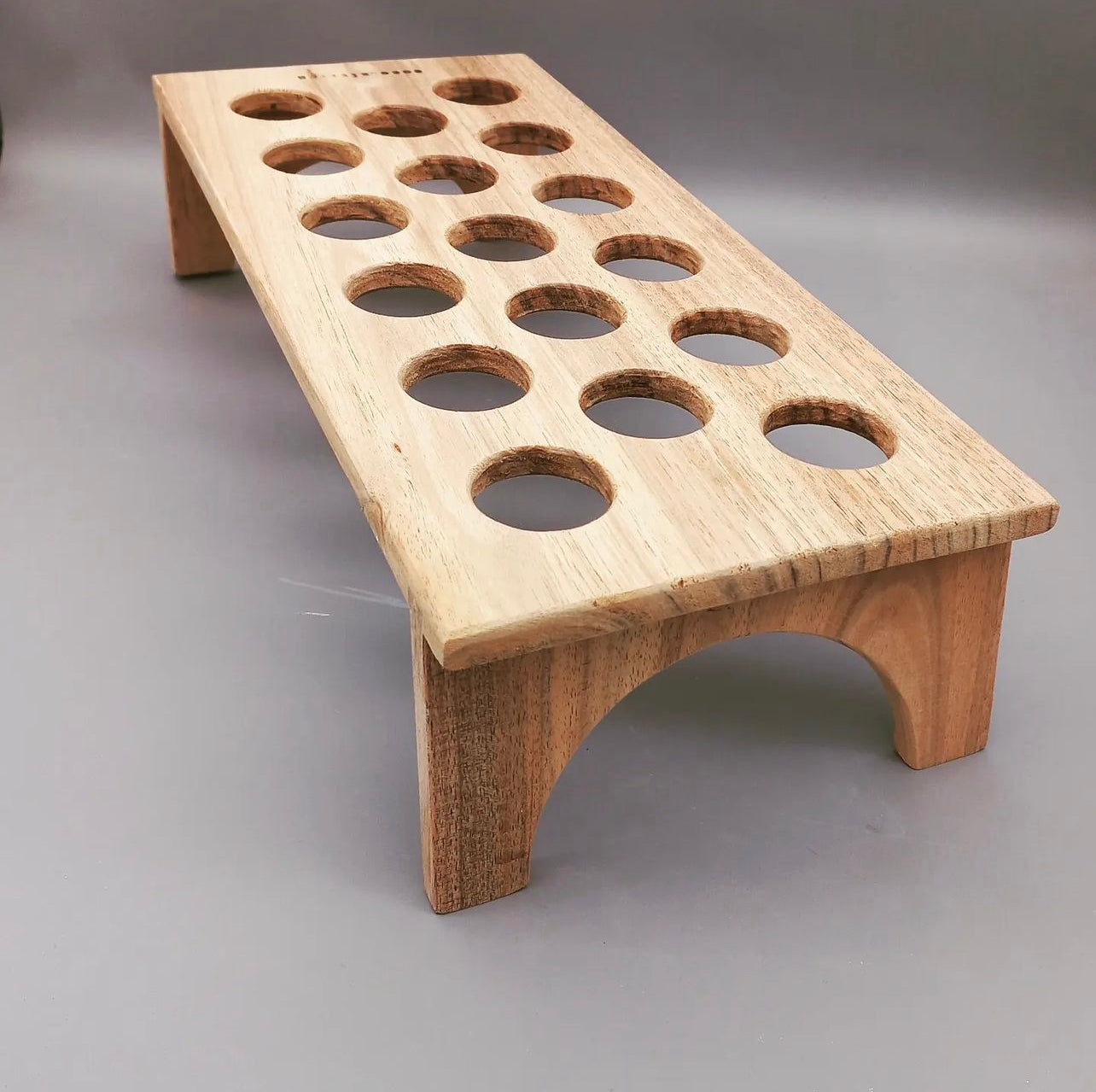 Plateau à œufs en bois sculpté à la main pour réfrigérateur
