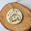 Handcrafted Gold Leaf Nativity Tree Ornament - Korvel
