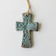 Lace-Embellished Flared Cross Ornament - Korvel