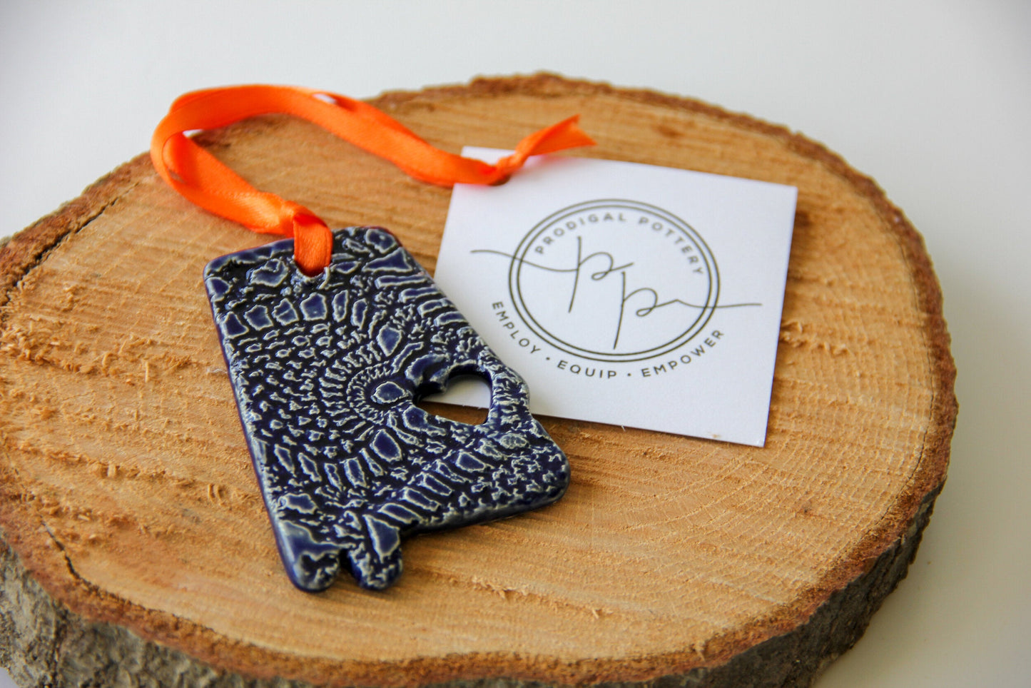 Auburn Spirit Alabama Heart Ornament - Korvel