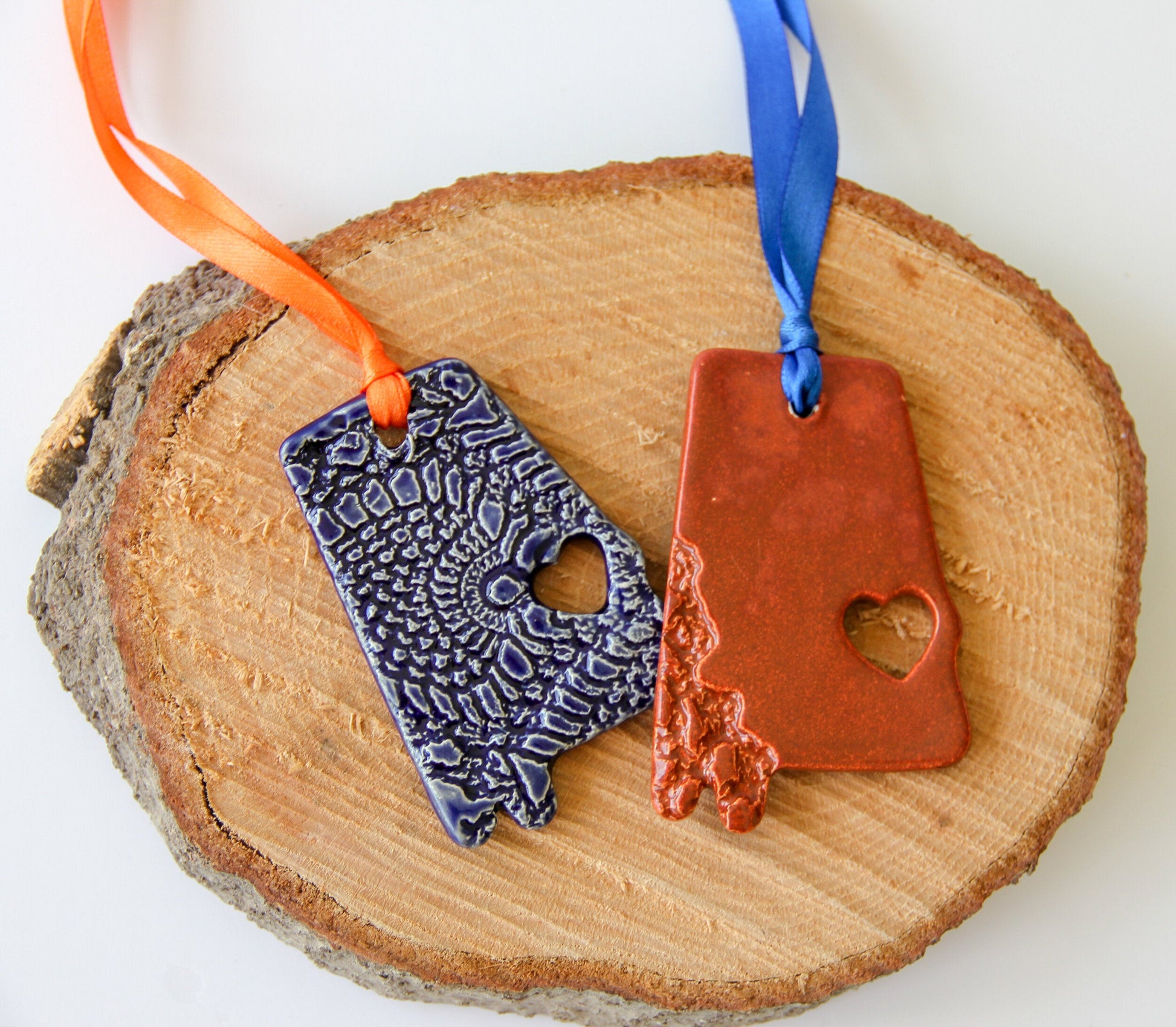 Auburn Spirit Alabama Heart Ornament - Korvel