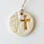 Handcrafted Gold Leaf Cross Ornament - Korvel