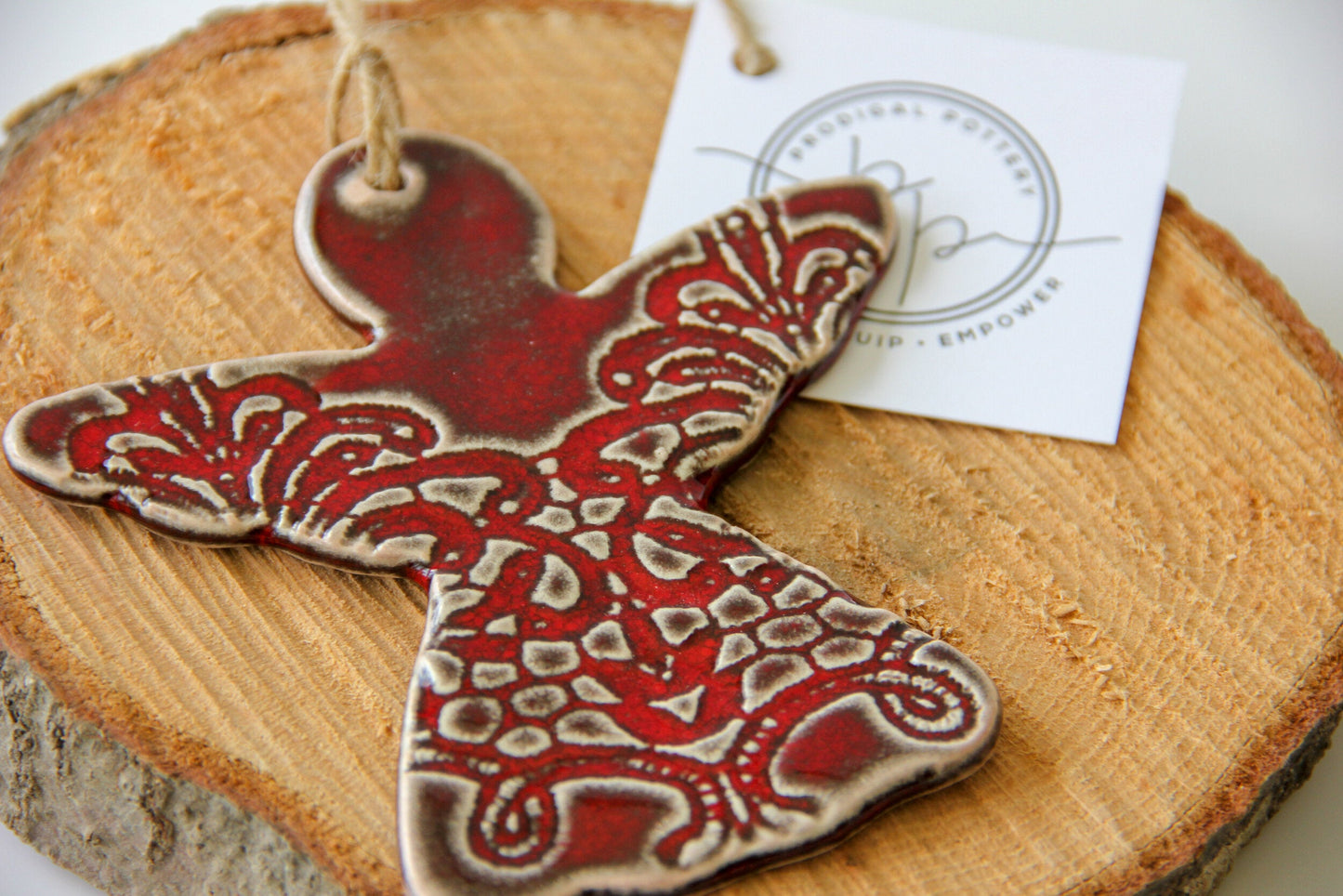 Handcrafted Angel Ornament for Holiday Cheer - Korvel