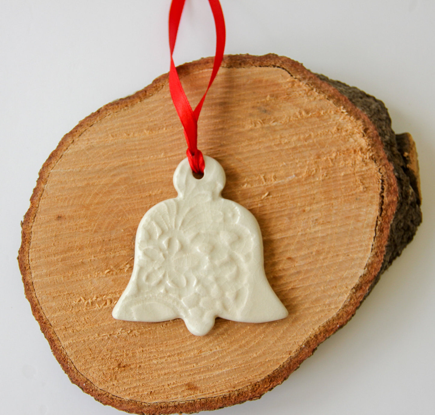 Handmade Bell Center Support Ornament