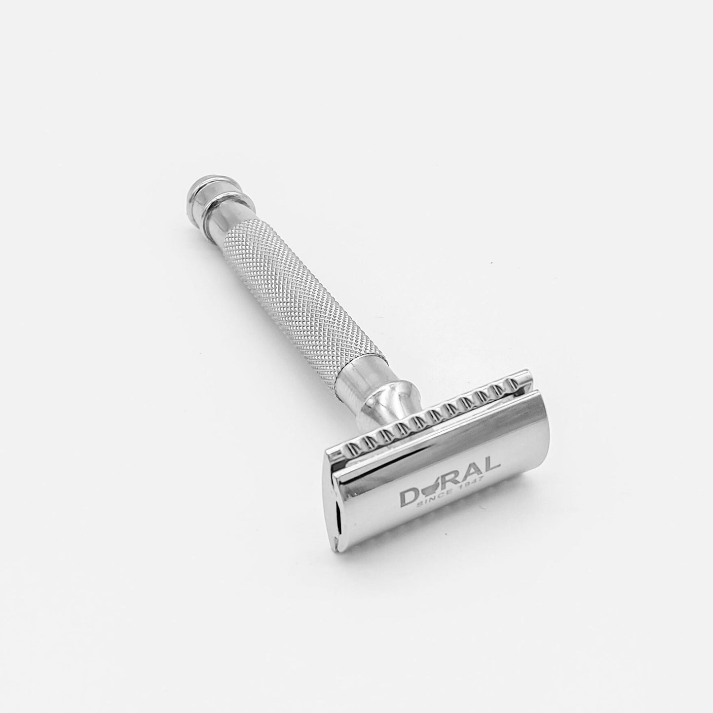 Dural Eyan Chrome Doble Cuchilla Maquinilla de Afeitar con Funda