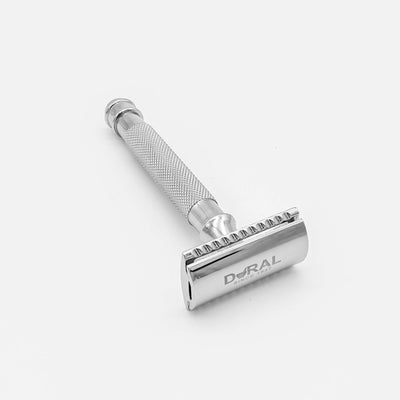 Dural Eyan Chrome Double Edge Safety Razor with Pouch