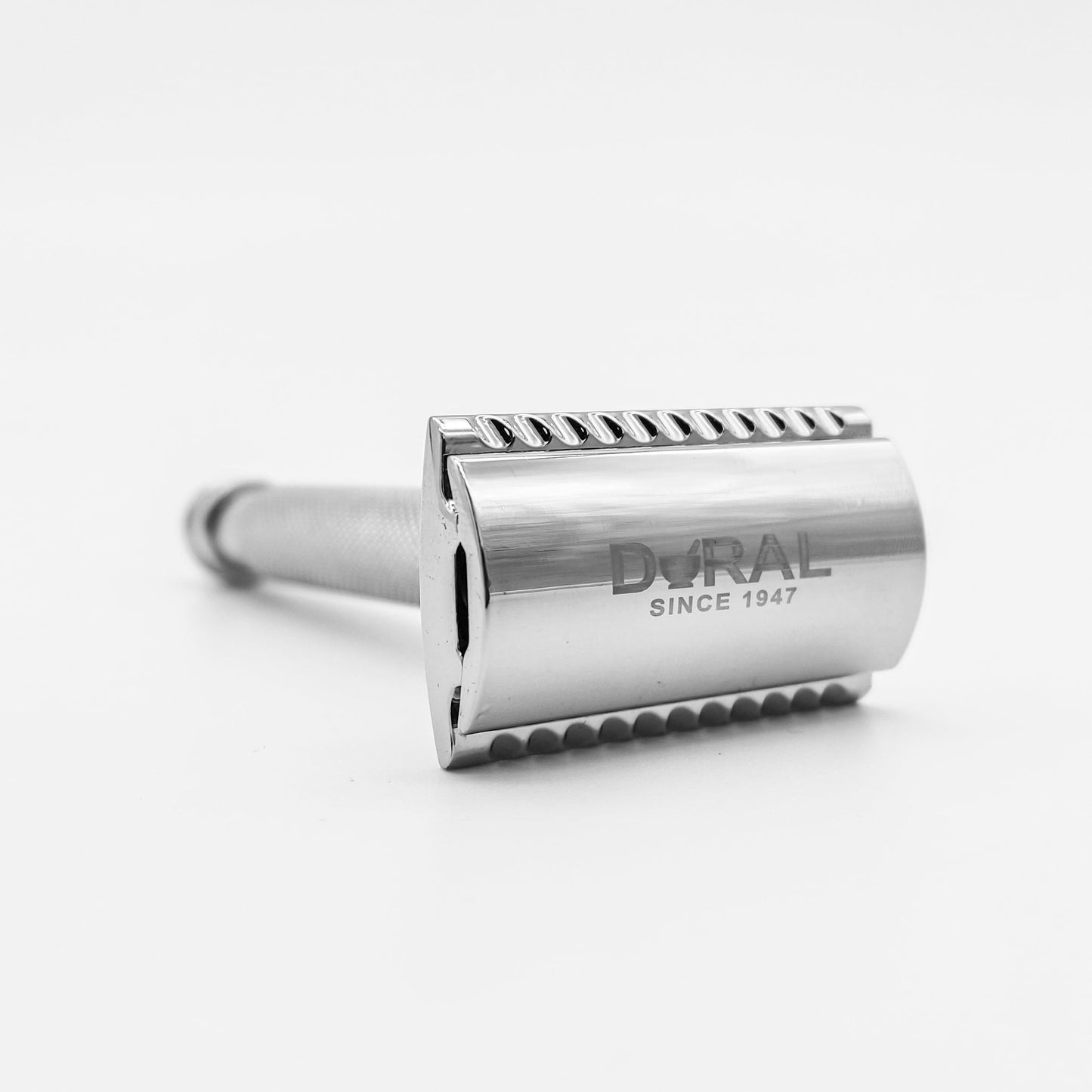 Dural Eyan Chrome Doble Cuchilla Maquinilla de Afeitar con Funda