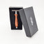 Rasoir de sécurité à double tranchant en bois de Sheesham Dural avec pochette