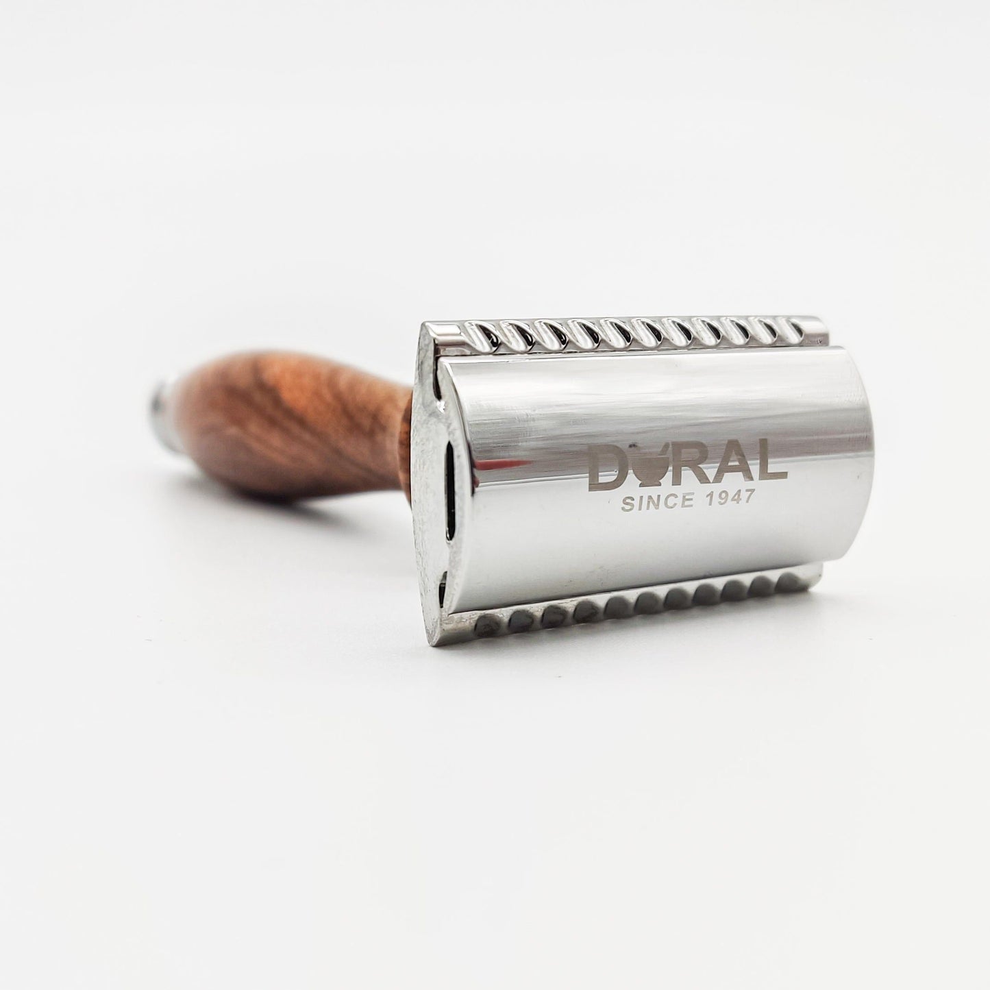 Rasoir de sécurité à double tranchant en bois de Sheesham Dural avec pochette