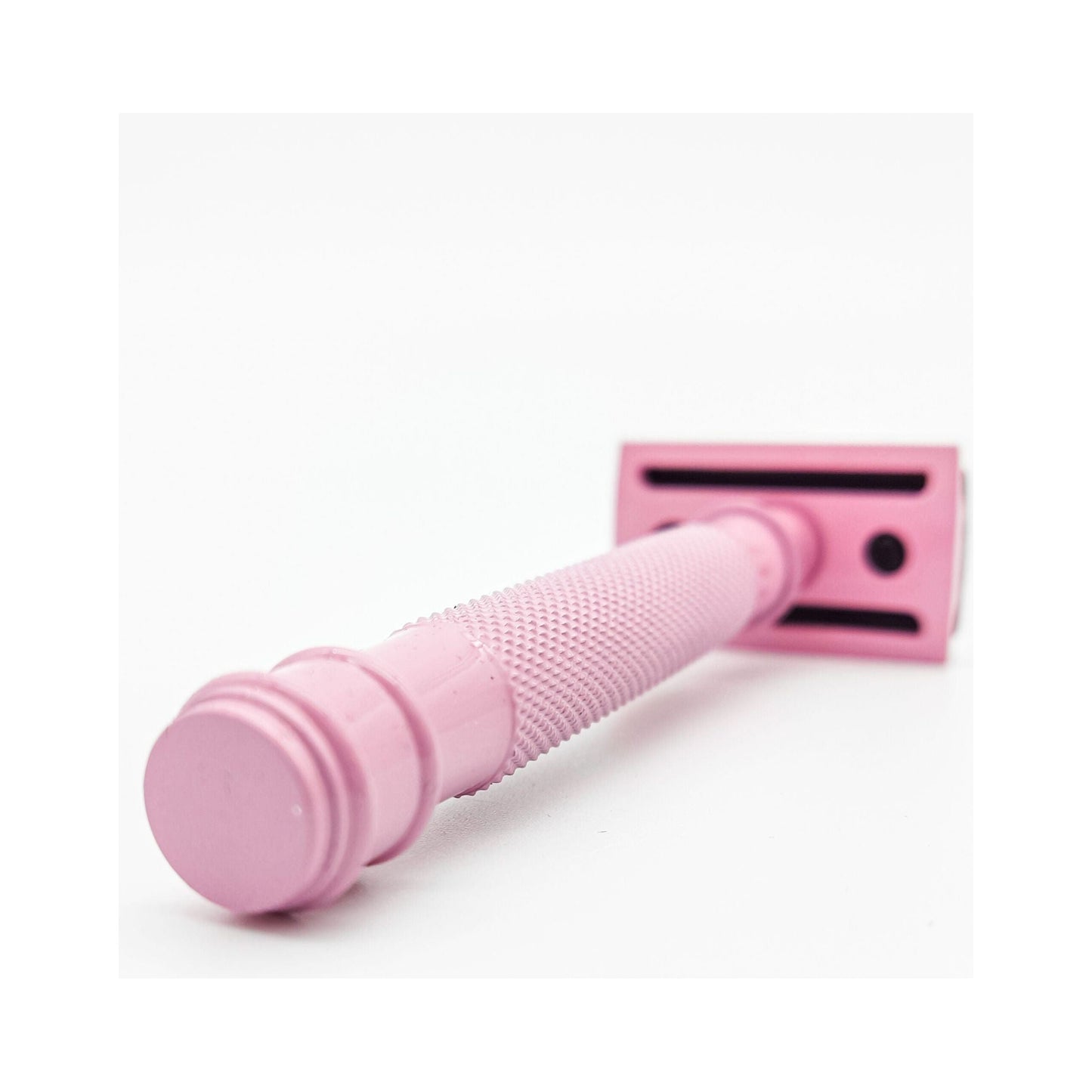 Dural Heavy Stroud Head Double Edge Safety Razor - Pink/Black