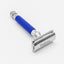 Dural Heavy Stroud Head Double Edge Safety Razor - Azul/Plata