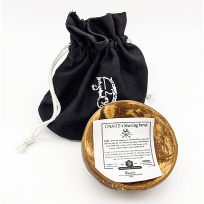 Darwin Coconut Lathering Shaving Bowl with Pouch