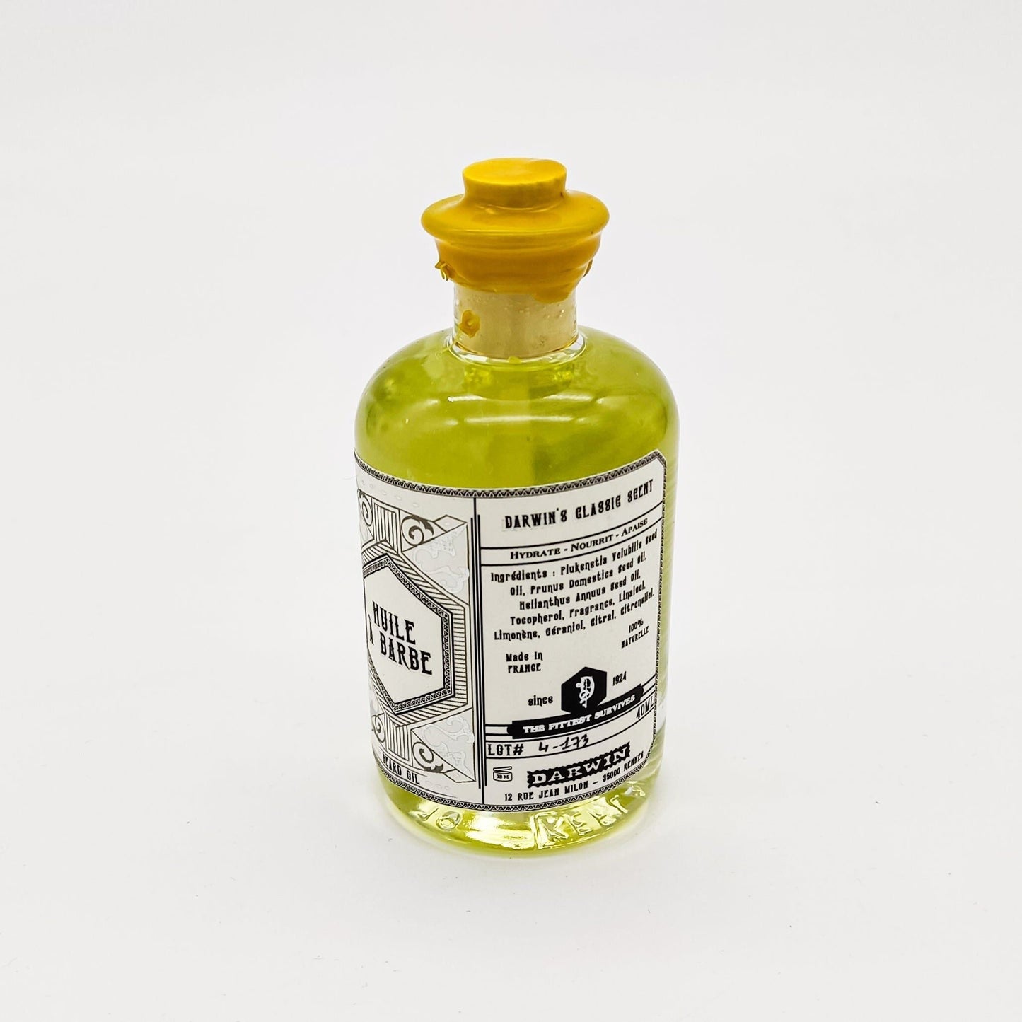 Aceite para Barba Clásico Darwin 40ml - Esencial de Aseo Premium