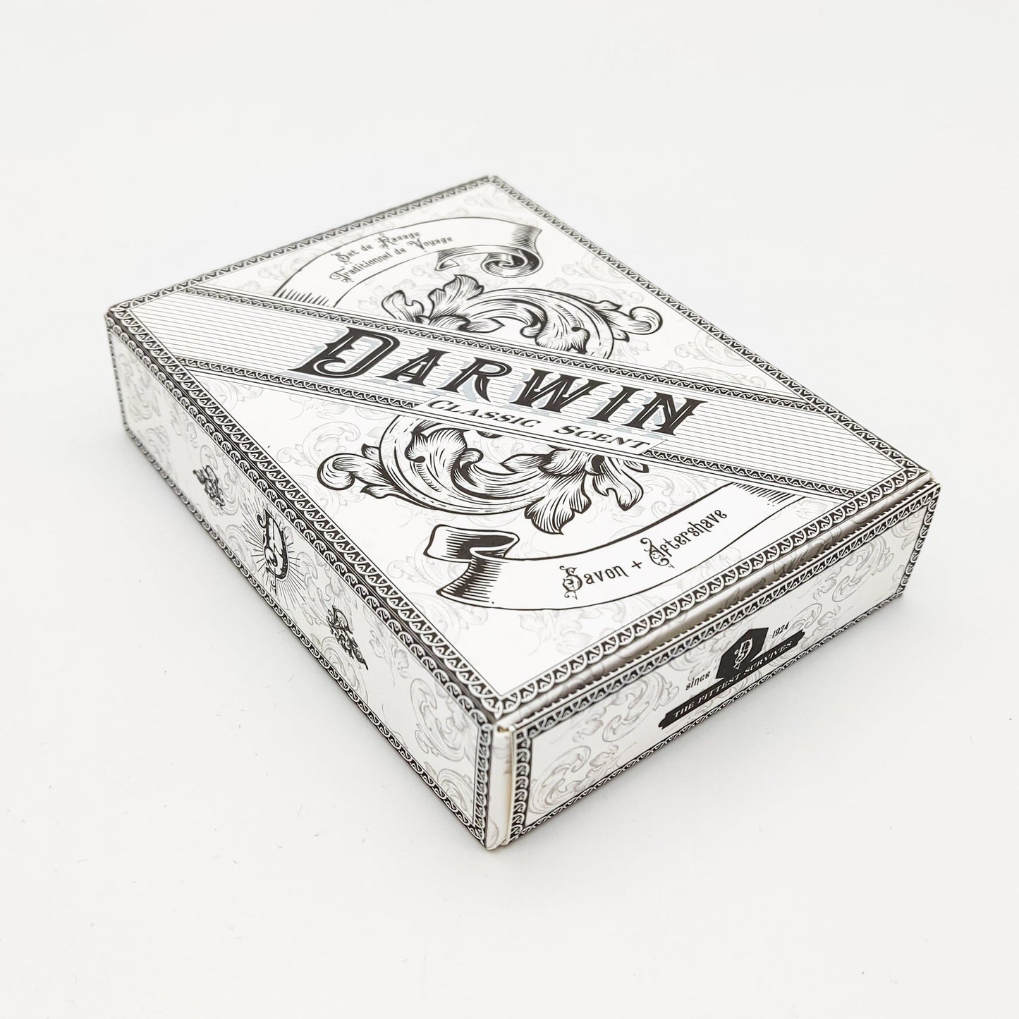 Juego de Afeitado Clásico Darwin para Viajes - Crema y Aftershave