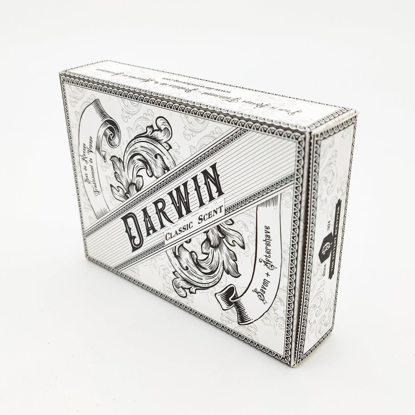 Juego de Afeitado Clásico Darwin para Viajes - Crema y Aftershave
