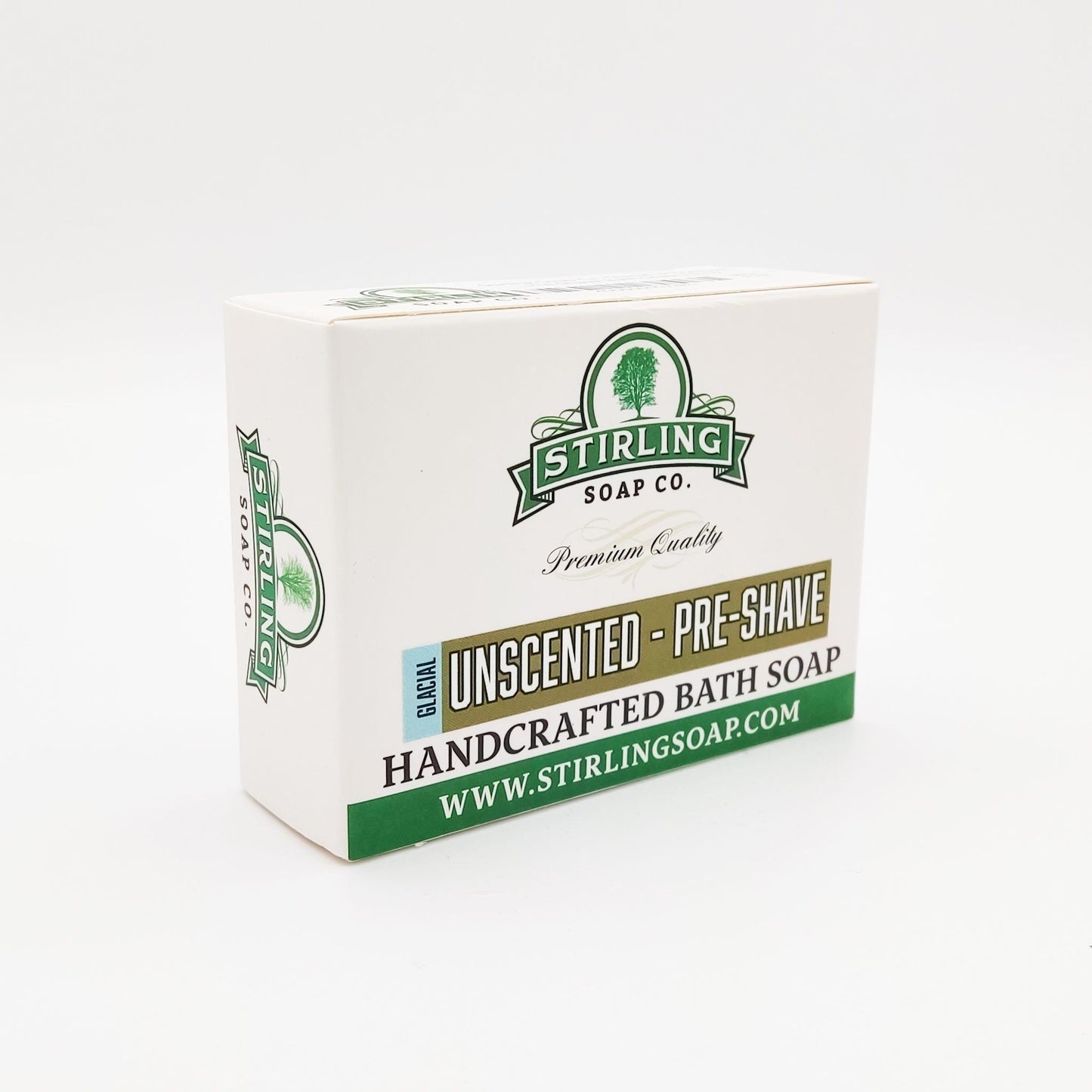 Stirling Soap Co. Glacial Unscented Pre-Shave Bath Soap - 5.5 Oz