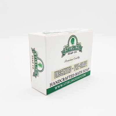 Stirling Soap Co. Unscented Pre-Shave Bath Soap - 5.5 Oz