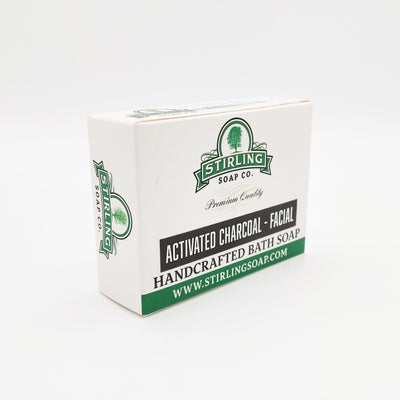 Savon de Bain Facial au Charbon Actif Stirling Soap Co. - 5,5 Oz