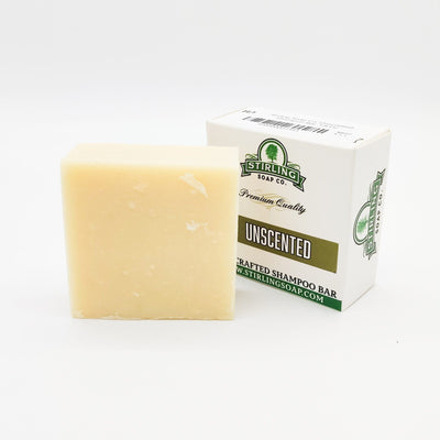 Stirling Soap Co. Barre de Shampooing Inodore - 3,8 Oz