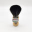 Brosse à Barbe en Fibres Synthétiques Omega avec Poignée en Bois de Hêtre