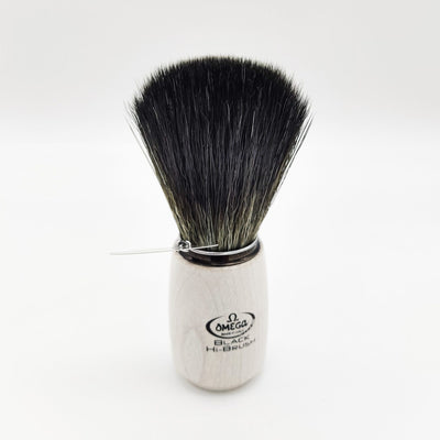 Omega Shaving Brush 196711 - Premium Synthetic Fiber
