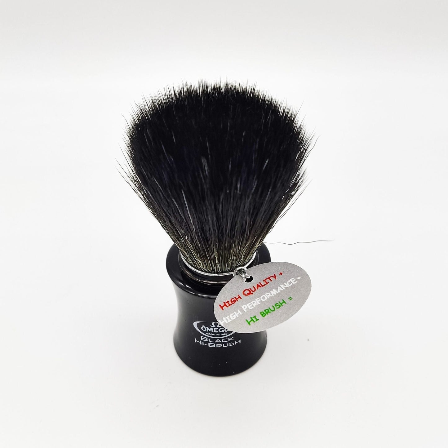 Brosse à raser synthétique Omega Black 196818 Hi-Brush