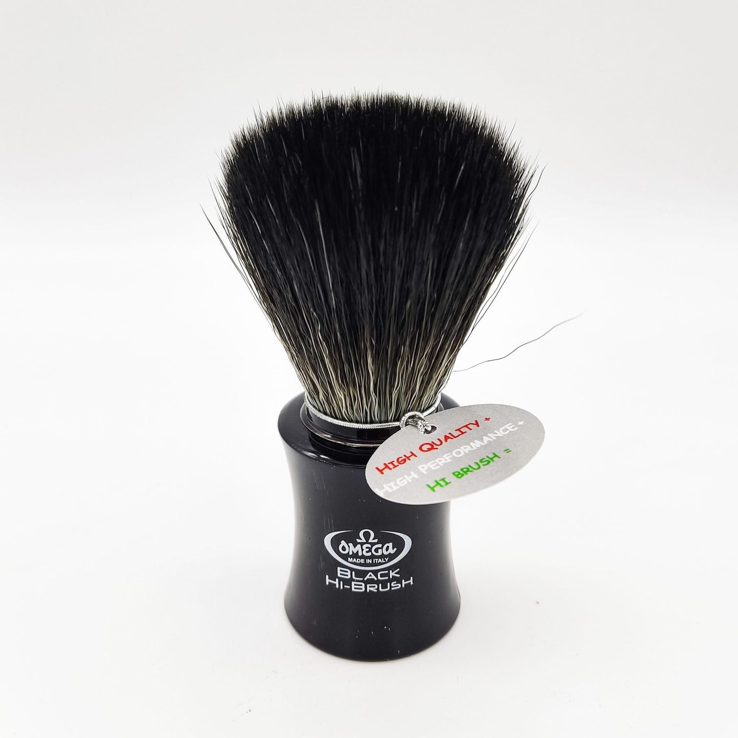Brosse à raser synthétique Omega Black 196818 Hi-Brush