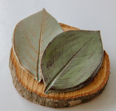 Elegant Handmade Leaf Soap Dish - Korvel