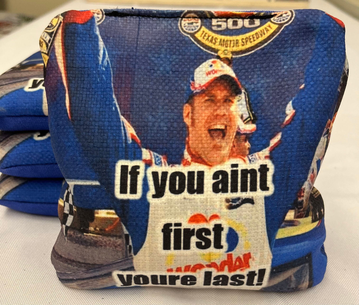 Premium Talladega Nights Cornhole Bags - Set of 8 - Korvel