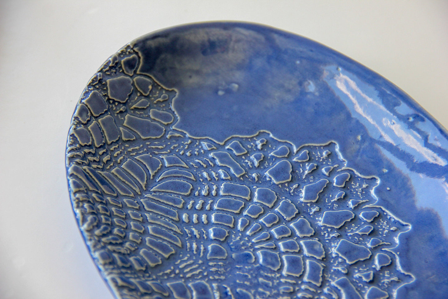 Handcrafted Ceramic Oval Serving Platter - Korvel