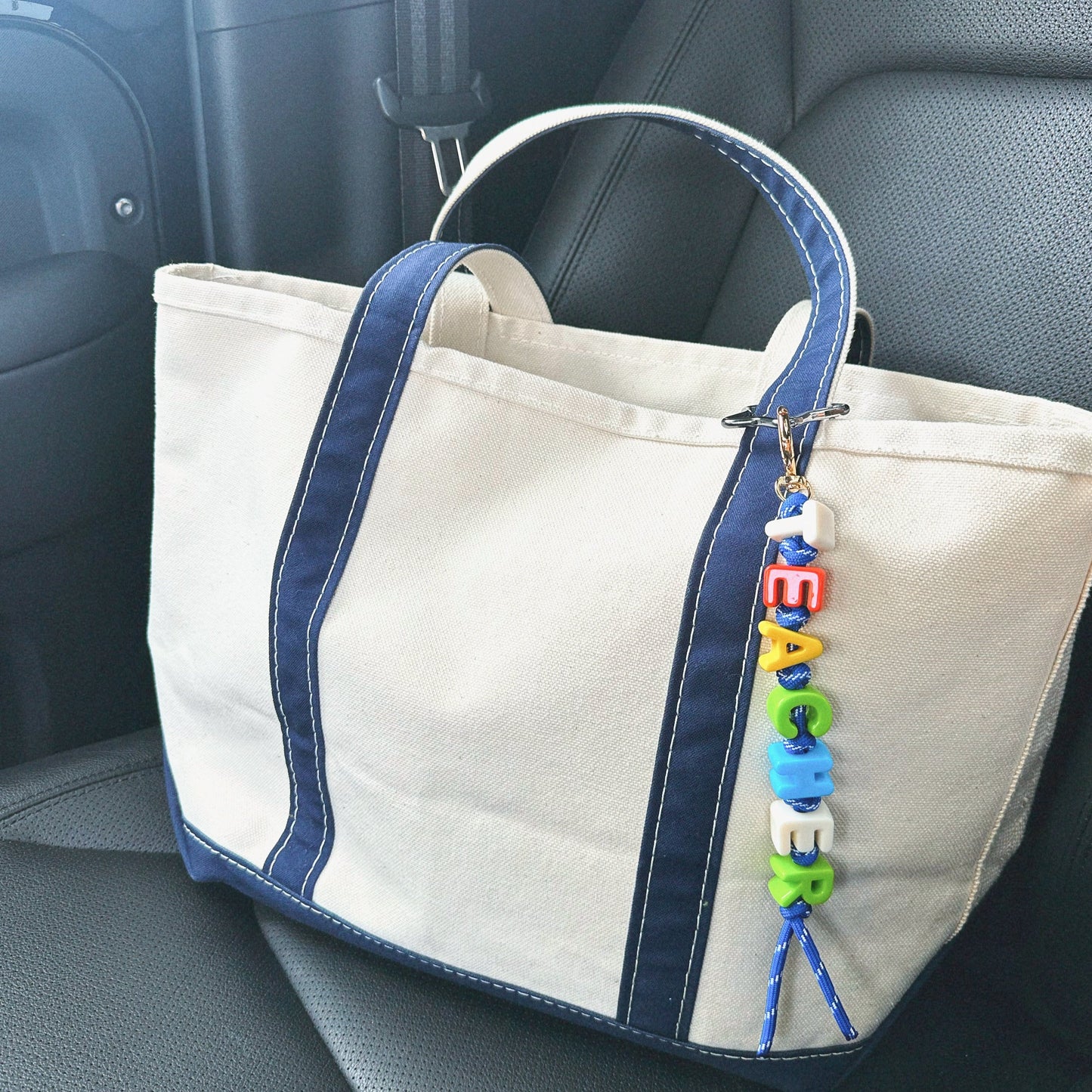 Teacher Bag Charm - Stylish Keychain Accessory