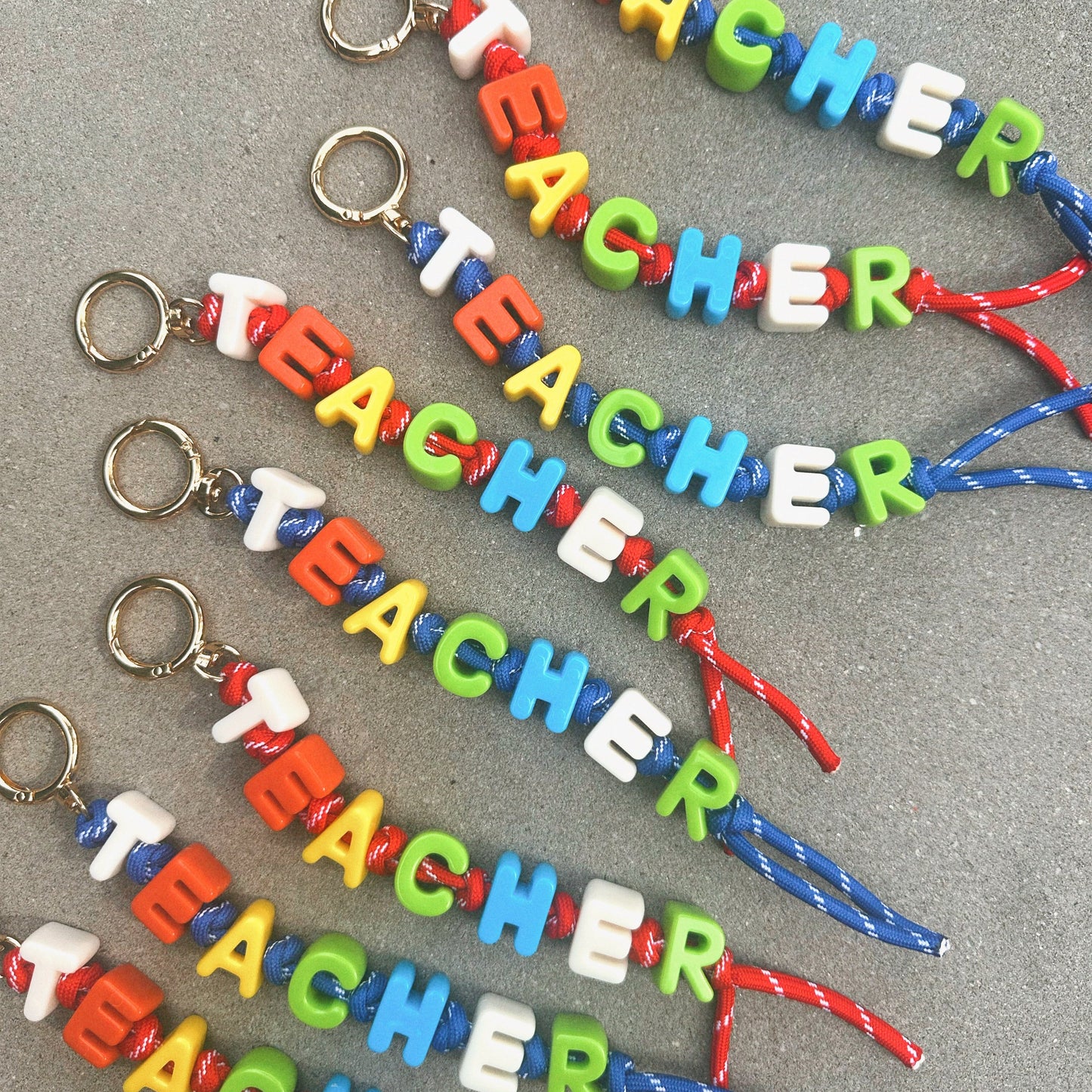 Teacher Bag Charm - Stylish Keychain Accessory
