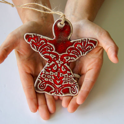 Handcrafted Angel Ornament for Holiday Cheer - Korvel