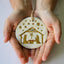 Handcrafted Gold Leaf Nativity Tree Ornament - Korvel