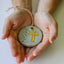 Handcrafted Gold Leaf Cross Ornament - Korvel