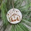 Handcrafted Gold Leaf Nativity Tree Ornament - Korvel
