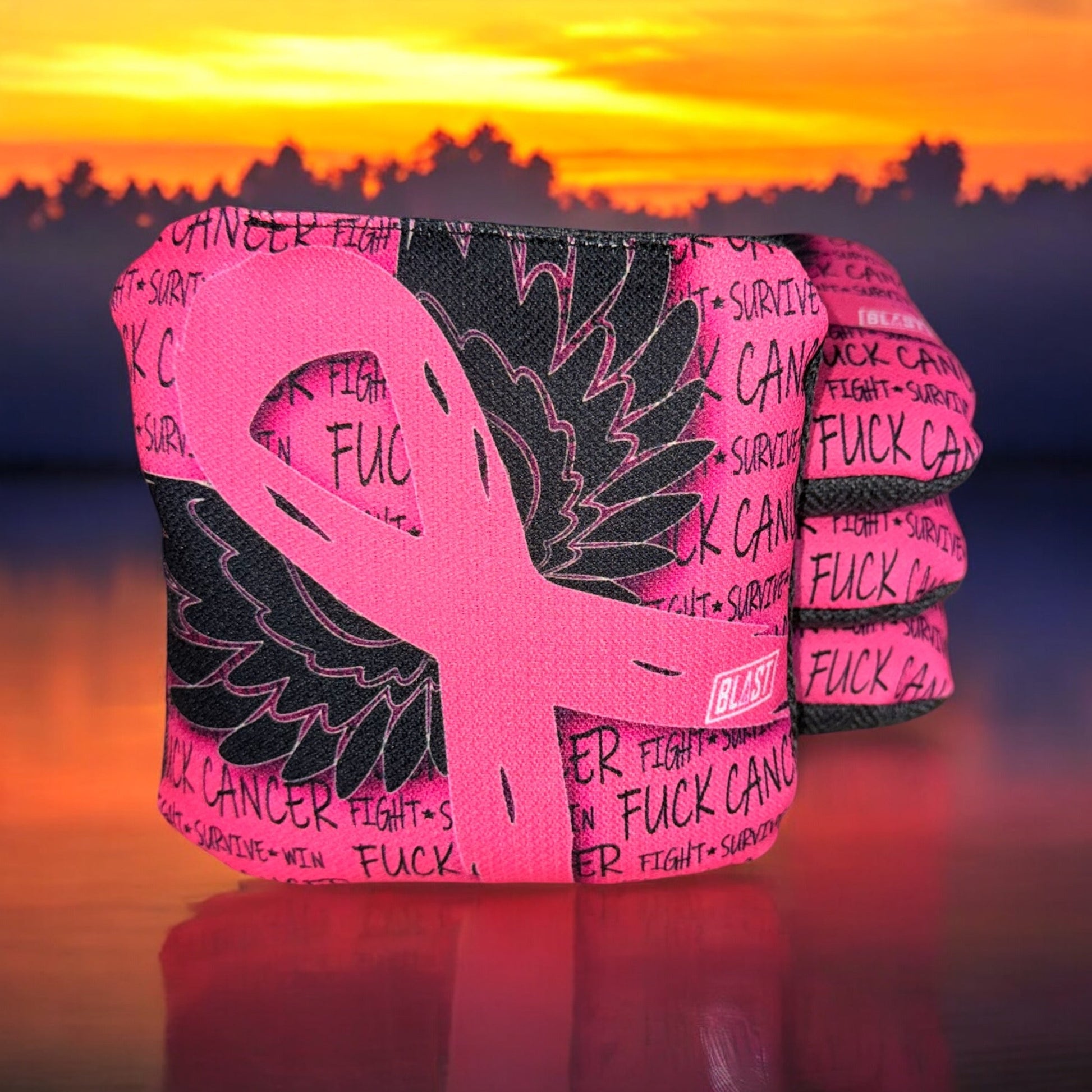 F&ck Cancer Premium Cornhole Bags - 5/9 Speed - Korvel