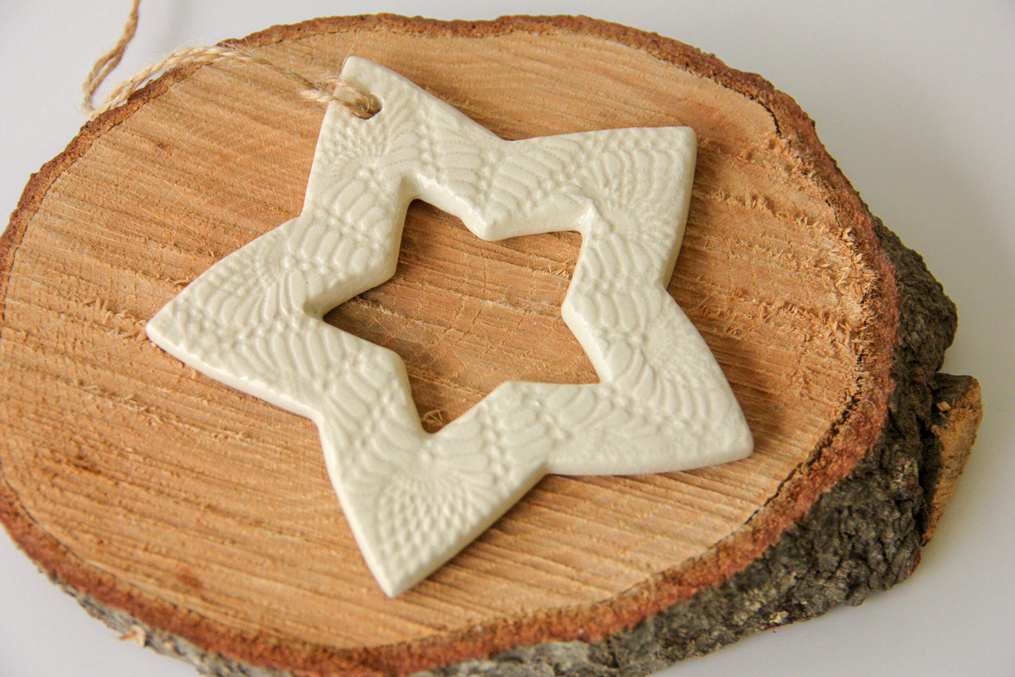 Handmade Cutout Star Ornament