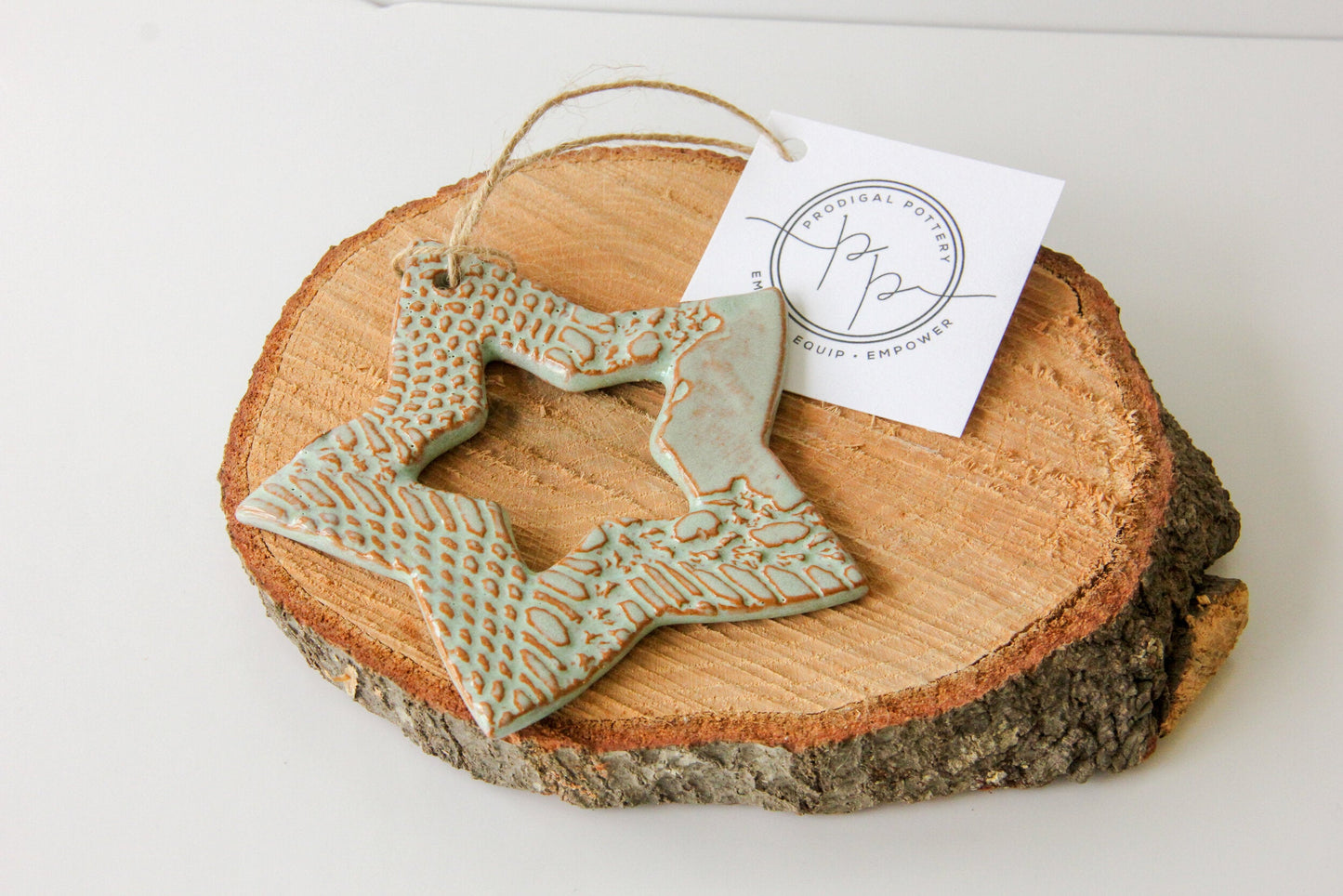 Handmade Cutout Star Ornament