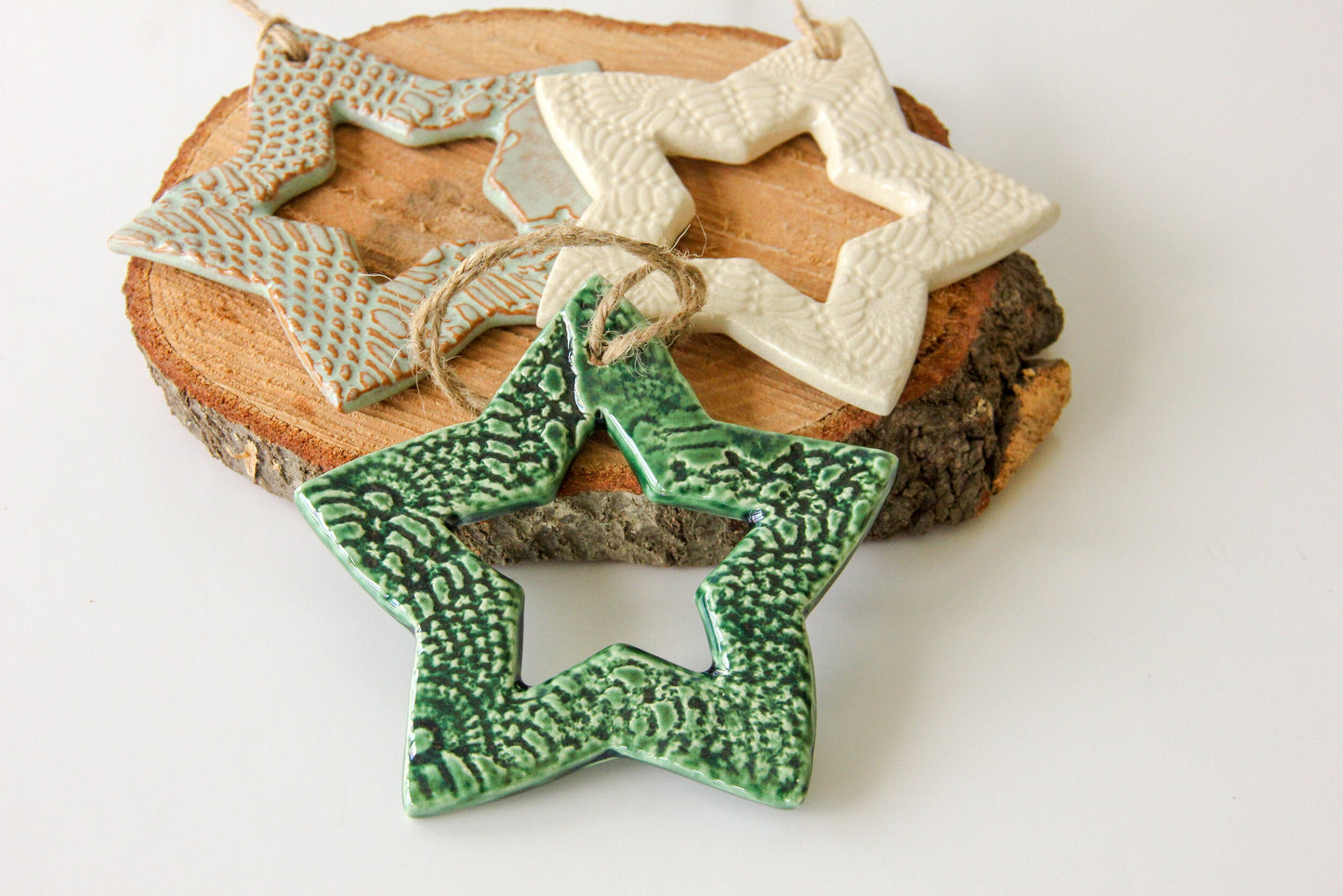Handmade Cutout Star Ornament