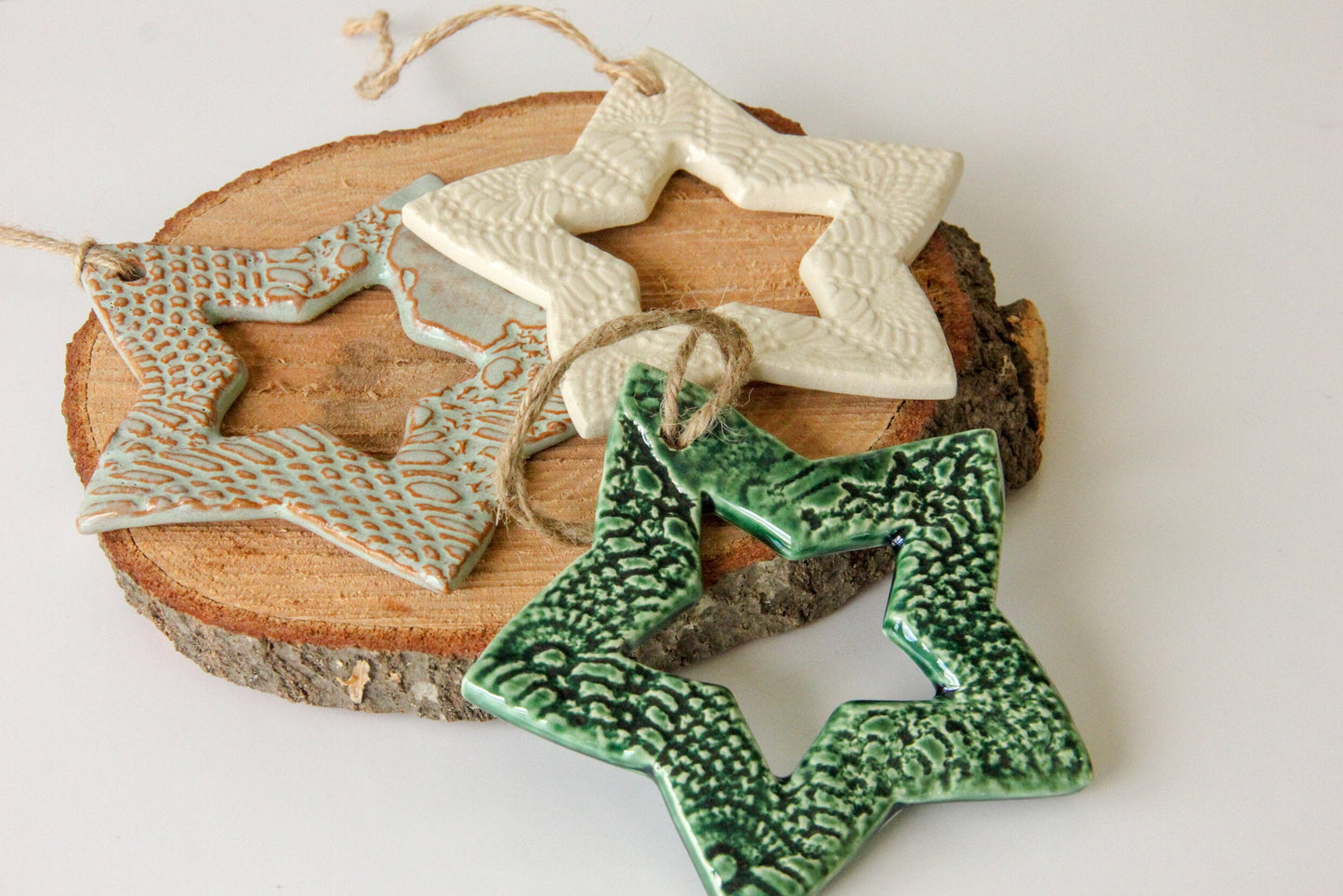 Handmade Cutout Star Ornament