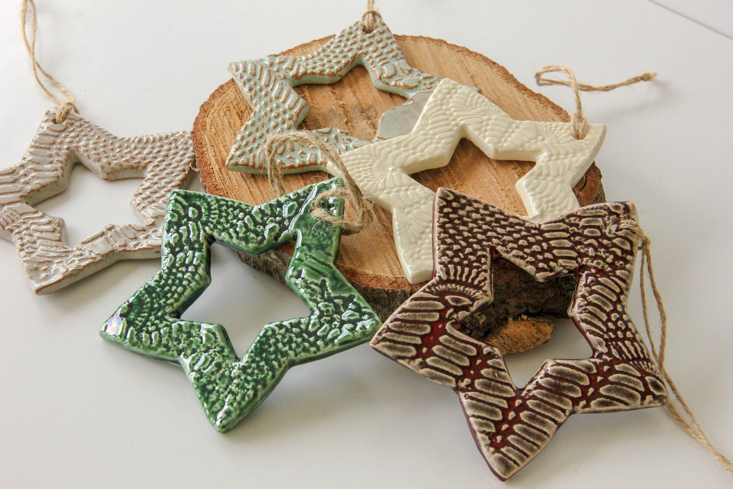 Handmade Cutout Star Ornament