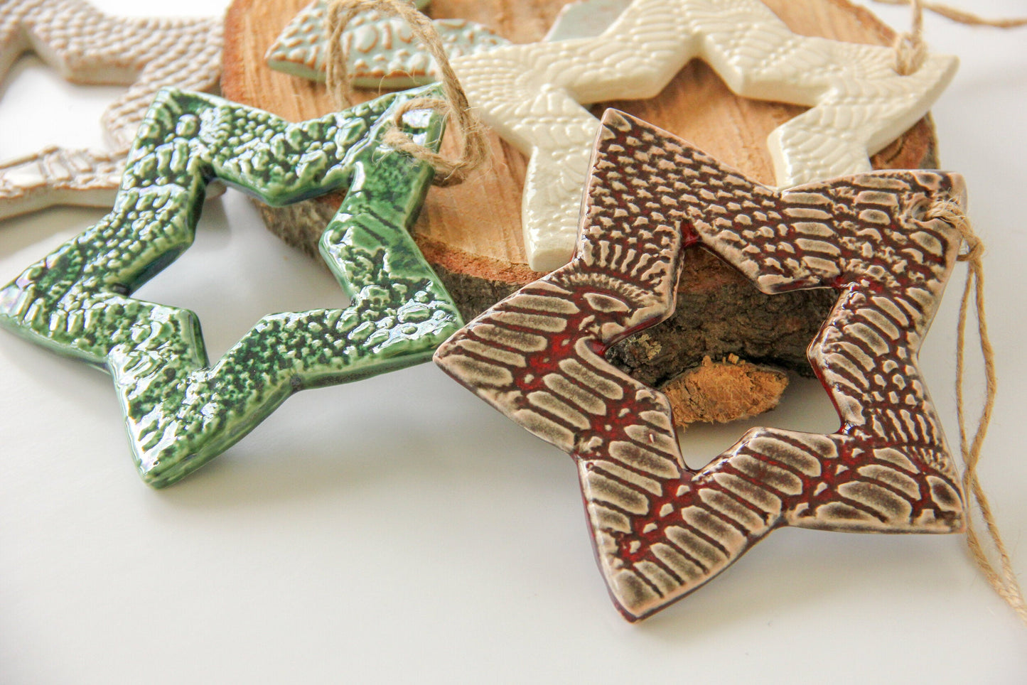 Handmade Cutout Star Ornament