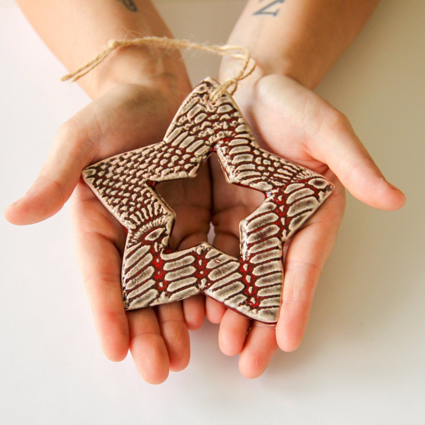 Handmade Cutout Star Ornament